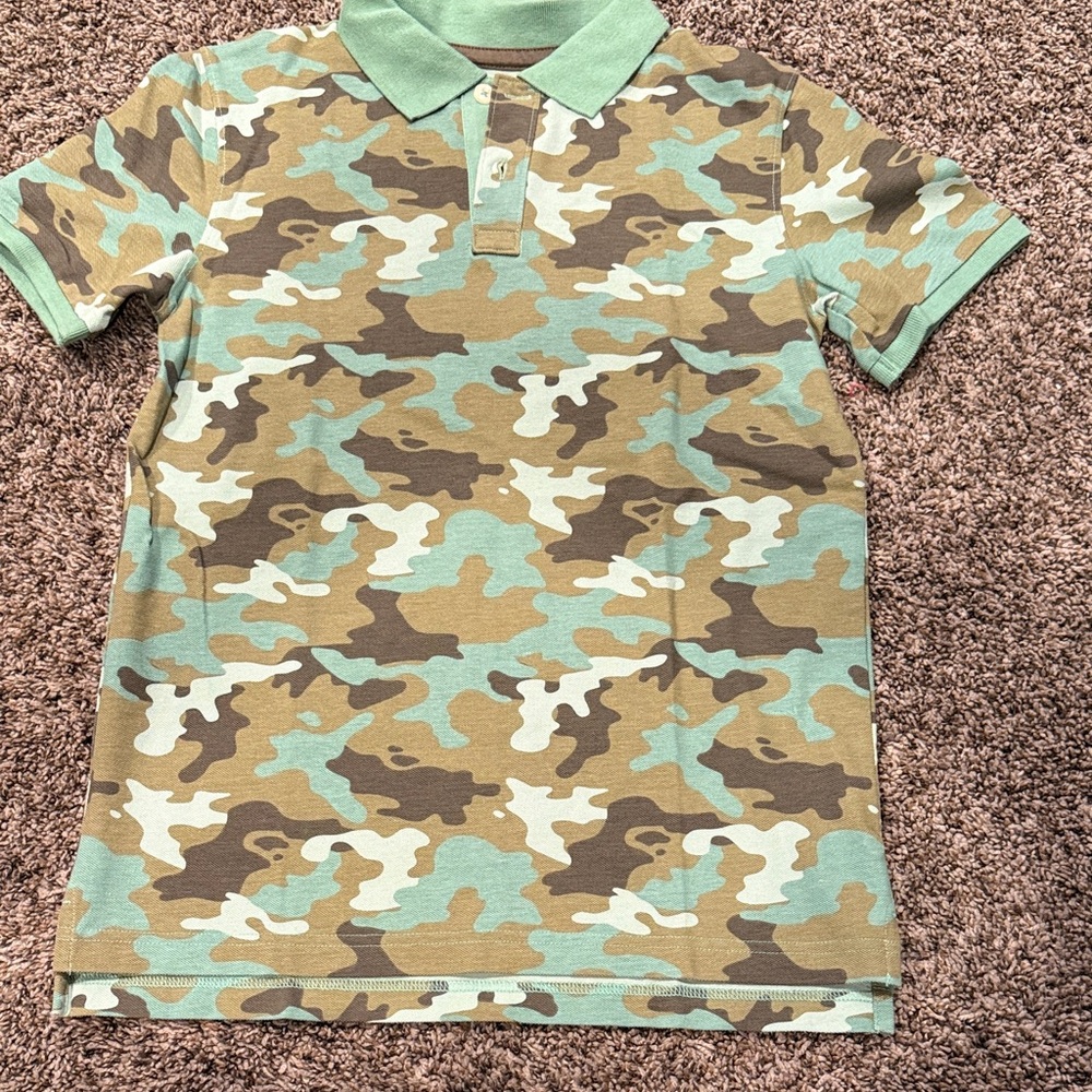 Camouflage Boys Polo Shirt
